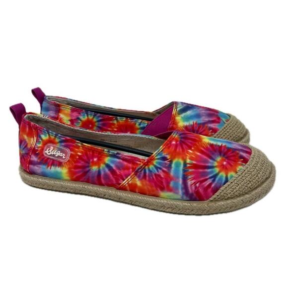 Sugar Womens Evermore Padded Insole Flats Slip-On Espadrilles Shoes - Picture 4 of 8